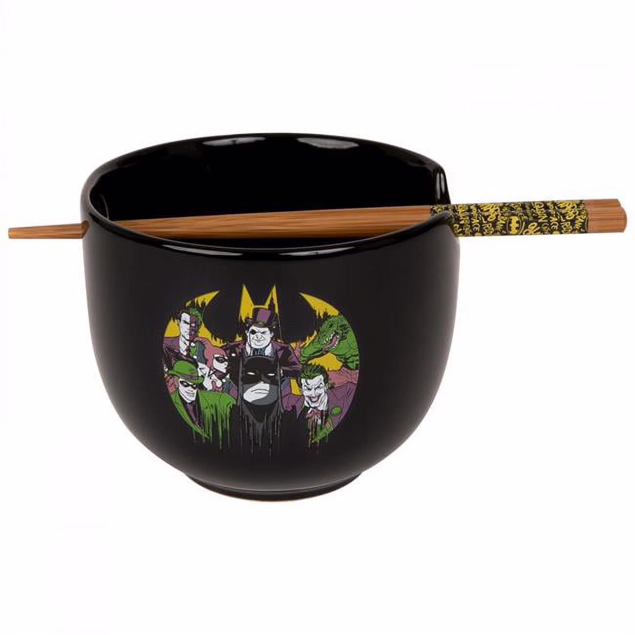 Batman 860725 Batman & Villains Ramen Bowl with Chopsticks