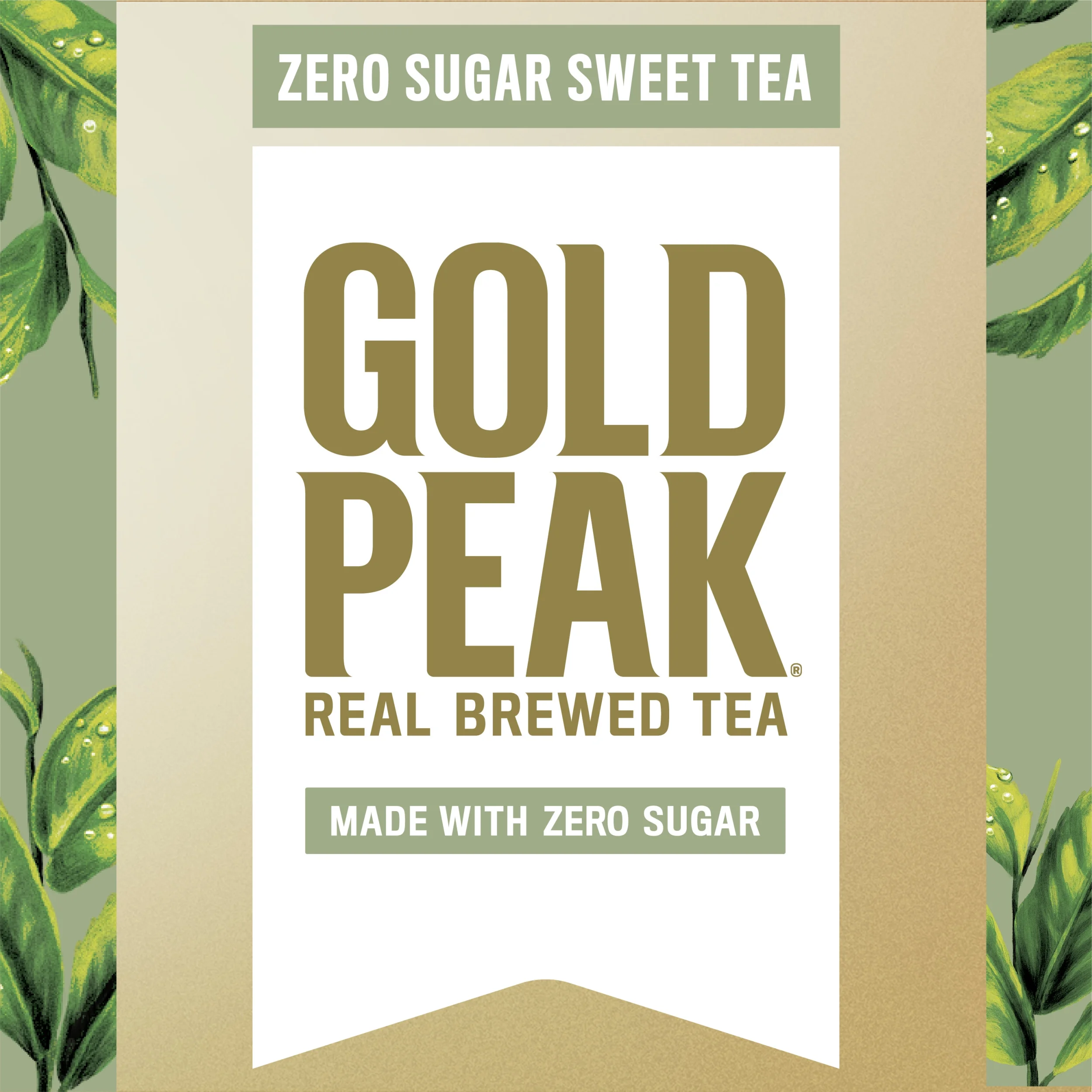 Gold Peak Zero Sugar Sweet Tea Bottles, 16.9 fl oz, 18 Pack