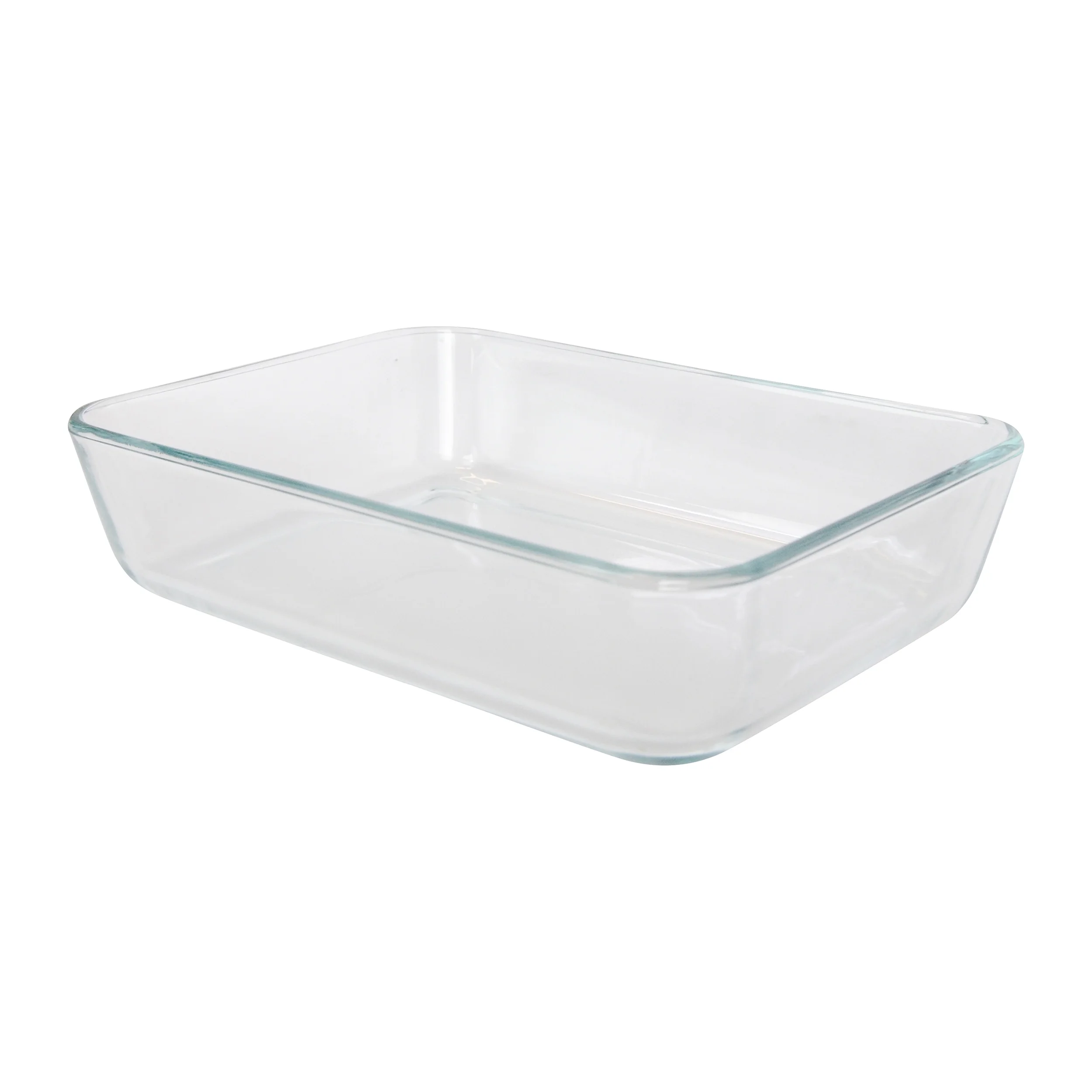 Pyrex (1) 7210 3-Cup Clear Glass Storage Dish and (1) 7210-PC Muddy Aqua Plastic Lid