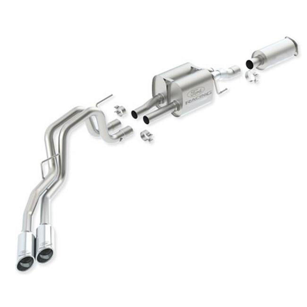 145 in. Cat-Back Touring Exhaust System for 2011-2014 F-150 SVT Raptor 6.2L