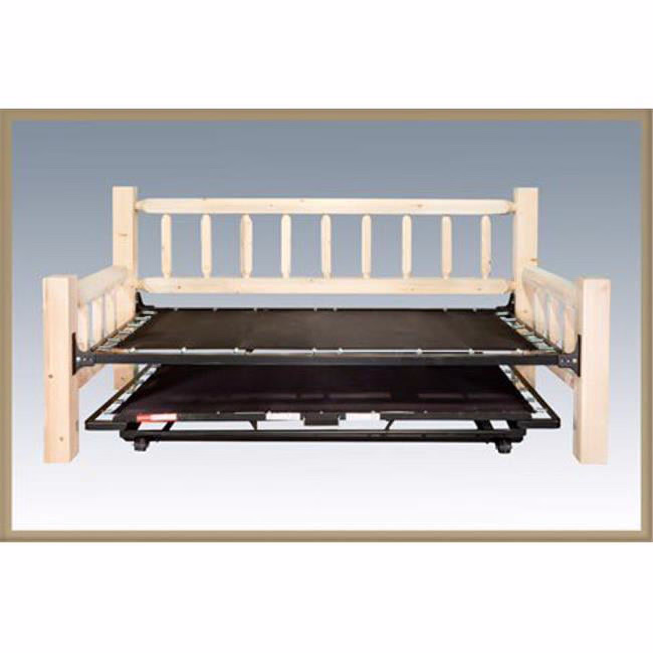 Homestead Collection Trundle Bed, Day Bed with T. mech. Ready To Finish