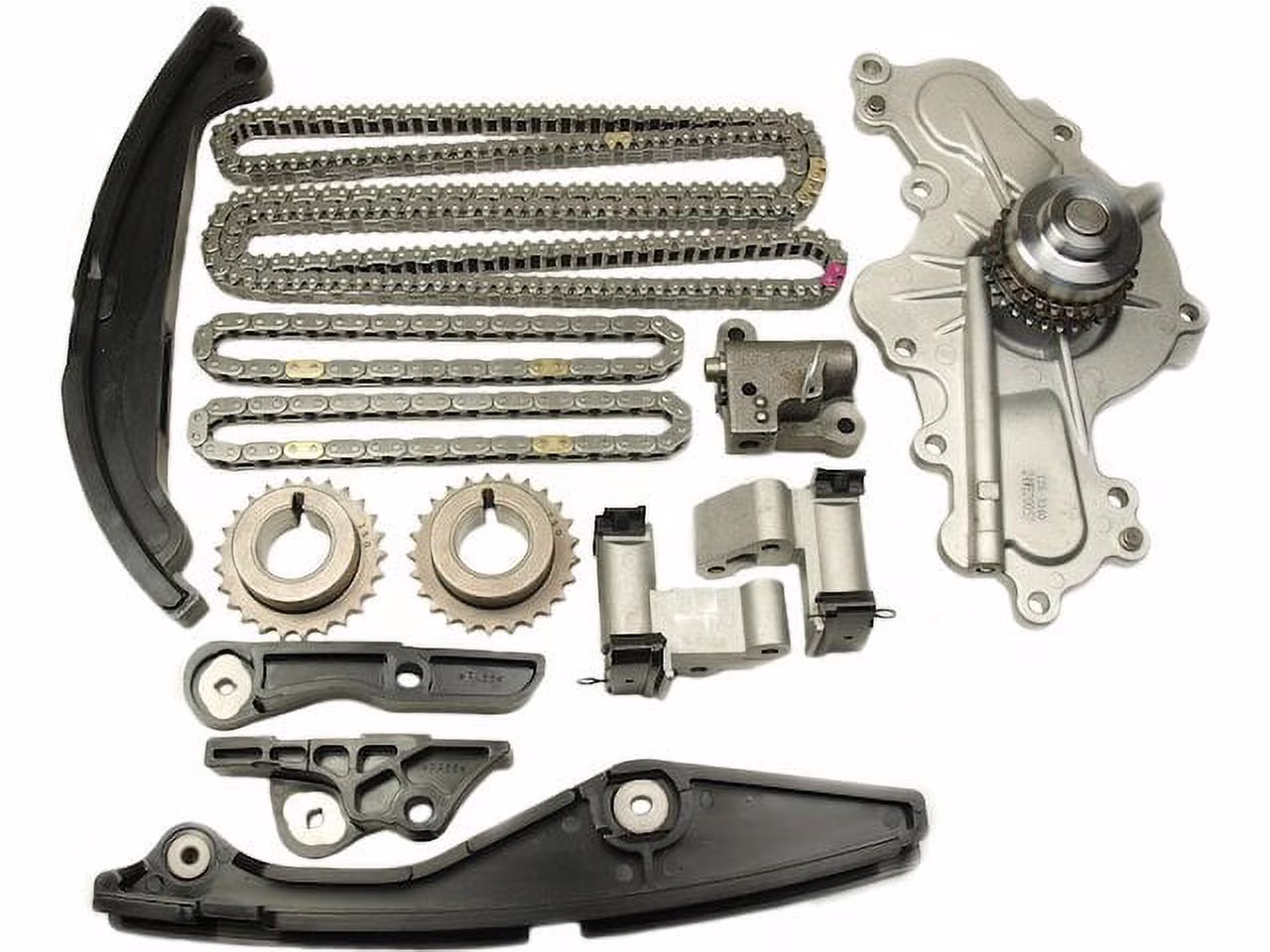 Timing Chain Kit and Water Pump - Compatible with 2013 - 2017 Ford Explorer 3.5L V6 VIN T 2014 2015 2016