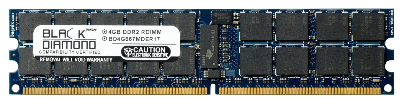 4GB RAM Memory for Arima Motherboards LH510 Black Diamond Memory Module DDR2 ECC Registered RDIMM 240pin PC2-5300 667MHz Upgrade