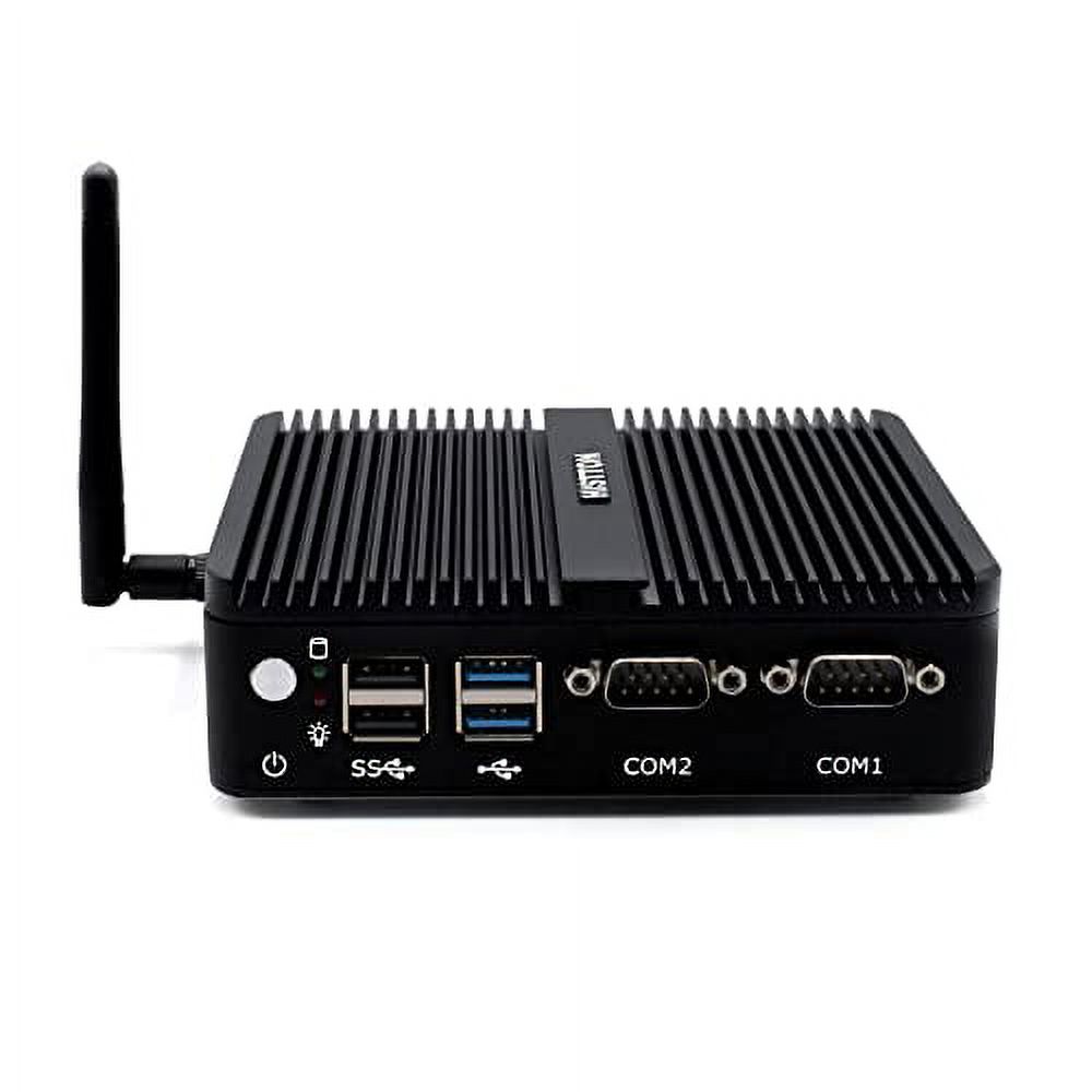 HISTTON Industrial Mini PC, Celeron J4125, Windows 10 Pro Industrial Mini Desktop Computer with DDR4 8GB RAM 512GB SSD 1TB HDD, 2 RS232 COM, HDMI VGA Dual Display, Gigabit Ethernet, BT 4.0, 4K, WiFi