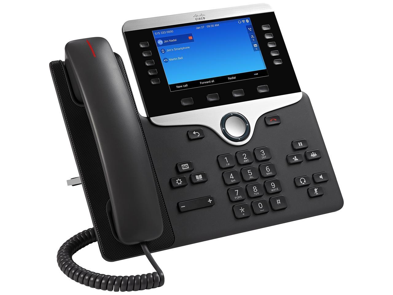 Cisco 8861 IP Phone - Wall Mountable, Desktop - VoIP - Caller ID - SpeakerphoneEnhanced User - 2 x