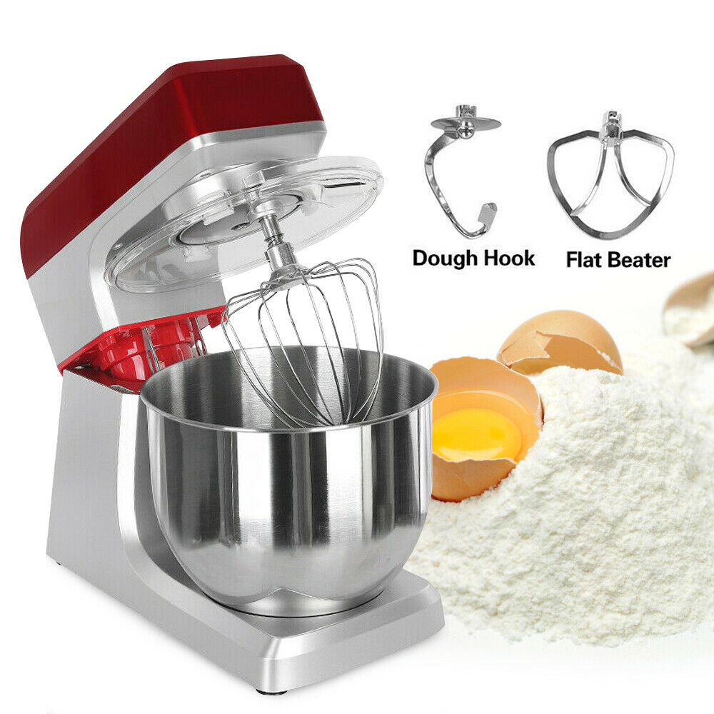 TFCFL Electric Food Stand Mixer 6 Speed 1200W One-click Head-up Kitchen Beater Machine