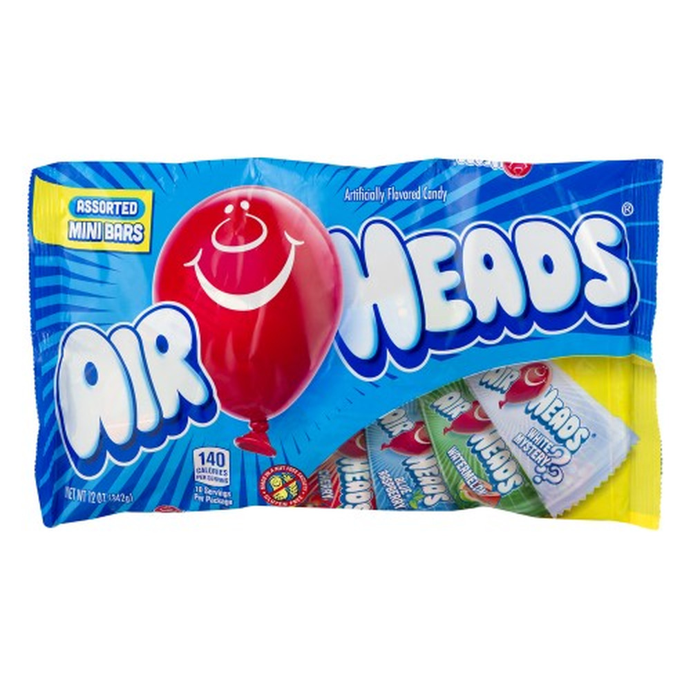Air Heads Assorted Mini Bars (Pack of 48)