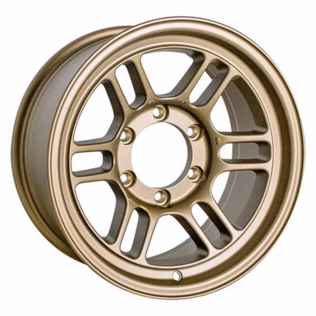 16 x 8 in. RPT1 6 x 139.7 mm Bolt Pattern Plus 0 Offset 108.5 mm Bore Wheel, Titanium Gold