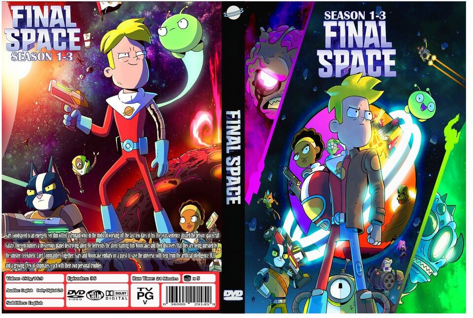 Final Space Series Season 1 to 3 and Episodes 1 to 36 D v d Set