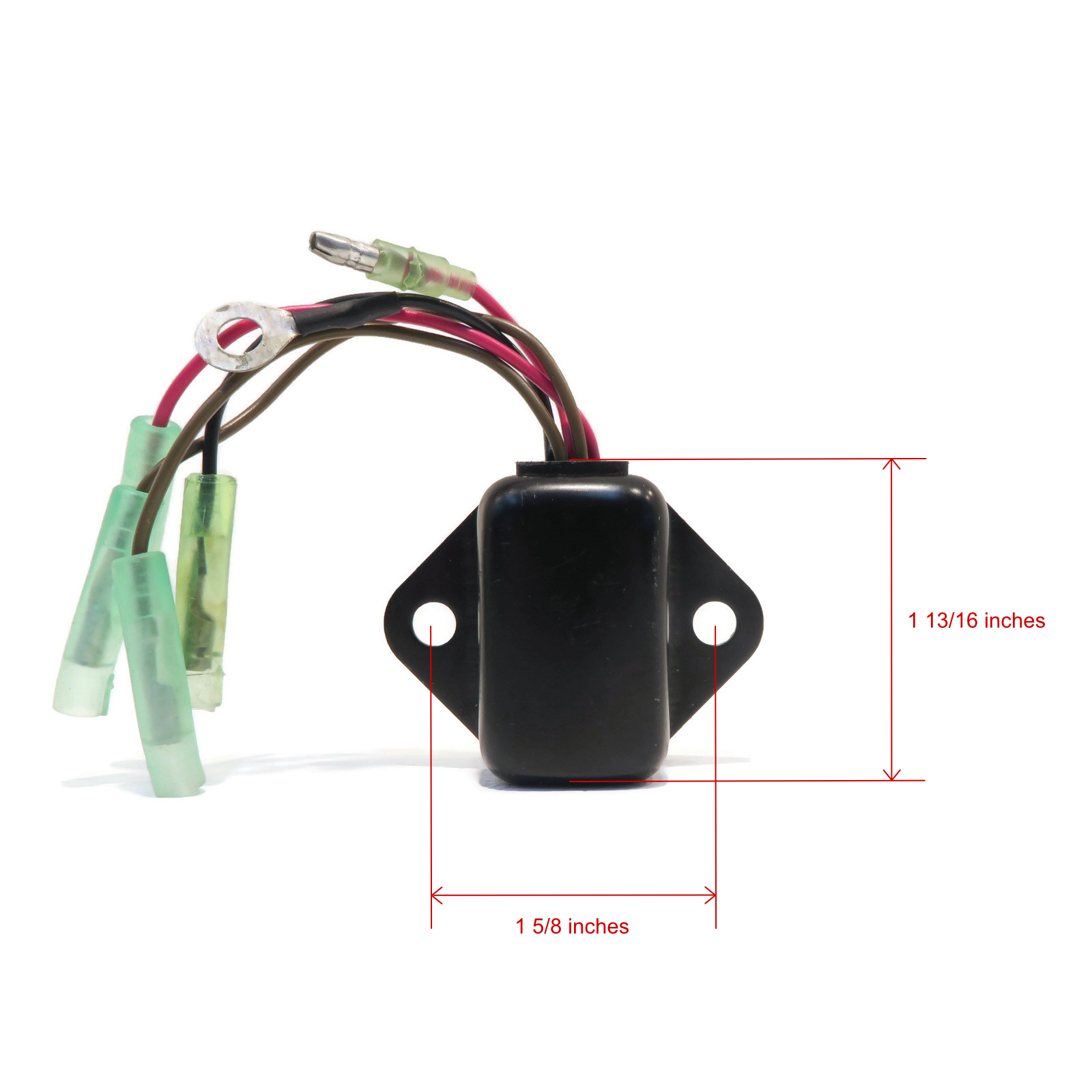 The ROP Shop | Rareelectrical Regulator For 1989 - 1996 Kawasaki Jet Ski Jf650 Ts 21066-3708 210663708