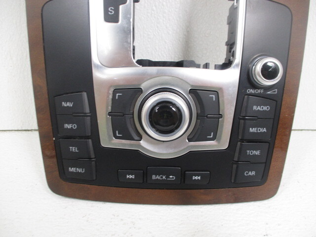 Pre-Owned 2012-2015 Audi Q7 Console Mounted Radio Navigation Control Panel OEM LKQ (Good)