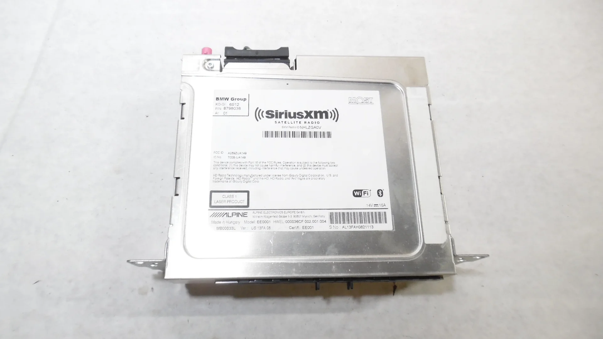 Pre-Owned 2018-2022 BMW X1 CD Player Radio Media Receiver w/ Satellite & Bluetooth OEM (Good)