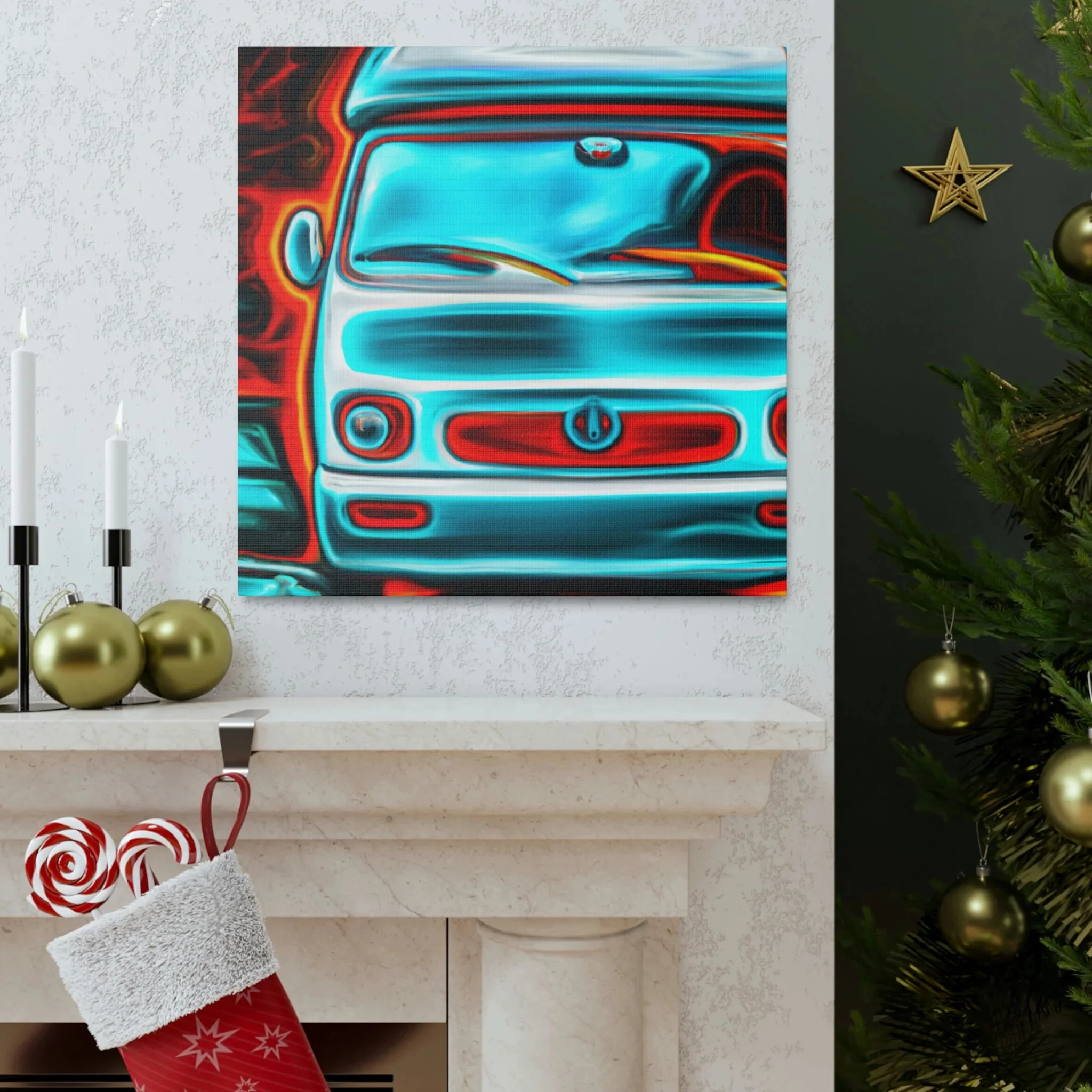 Camper's Joyful Journey - Canvas