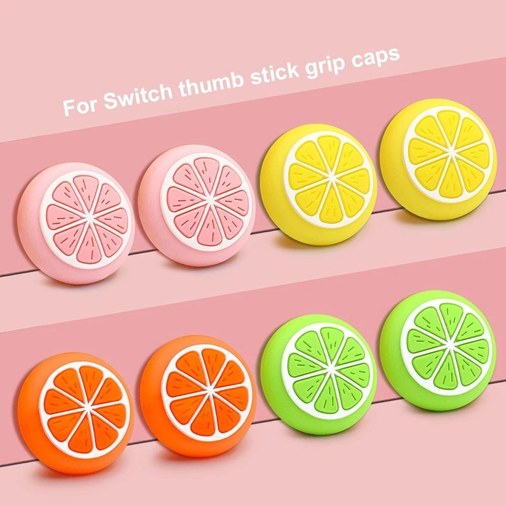 10pcs Soft Gamepad Game Controller Protective Case Thumb Grip Cap Silicone Joystick Cover YELLOW