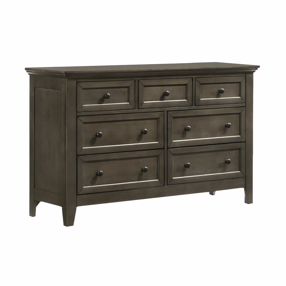 Intercon Dresser, 7 Drawer in Gray