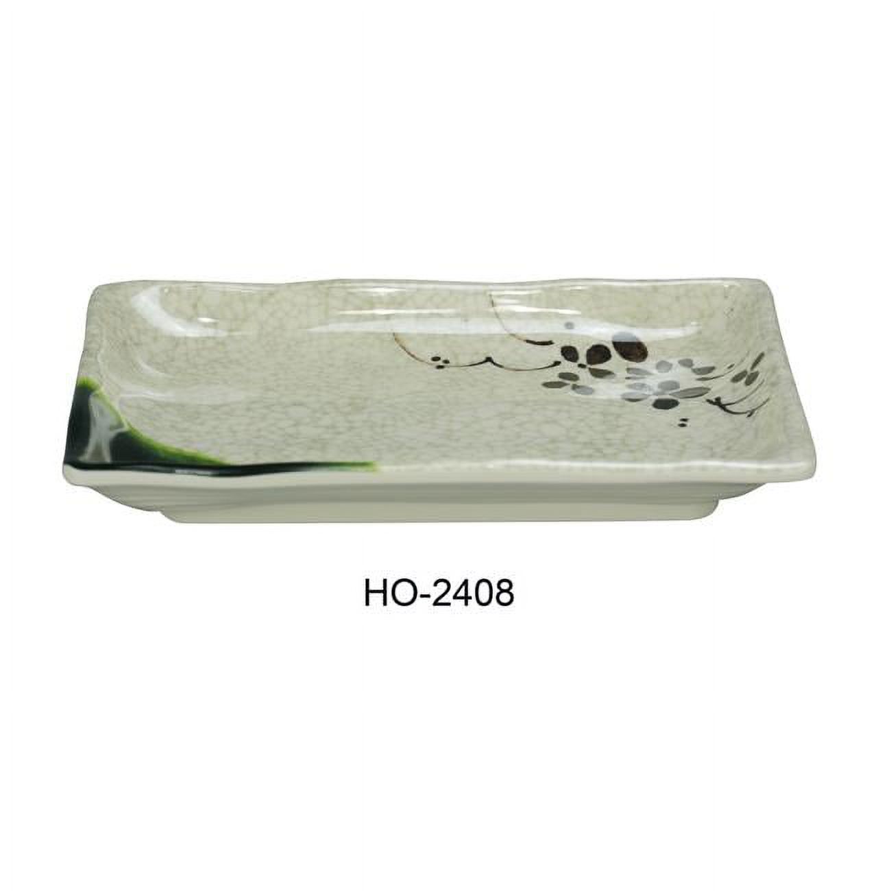 Yanco HO-2408 Honda Rectangular Plate - Melamine, Multi Color - 5.5 x 8 in. - Pack of 48