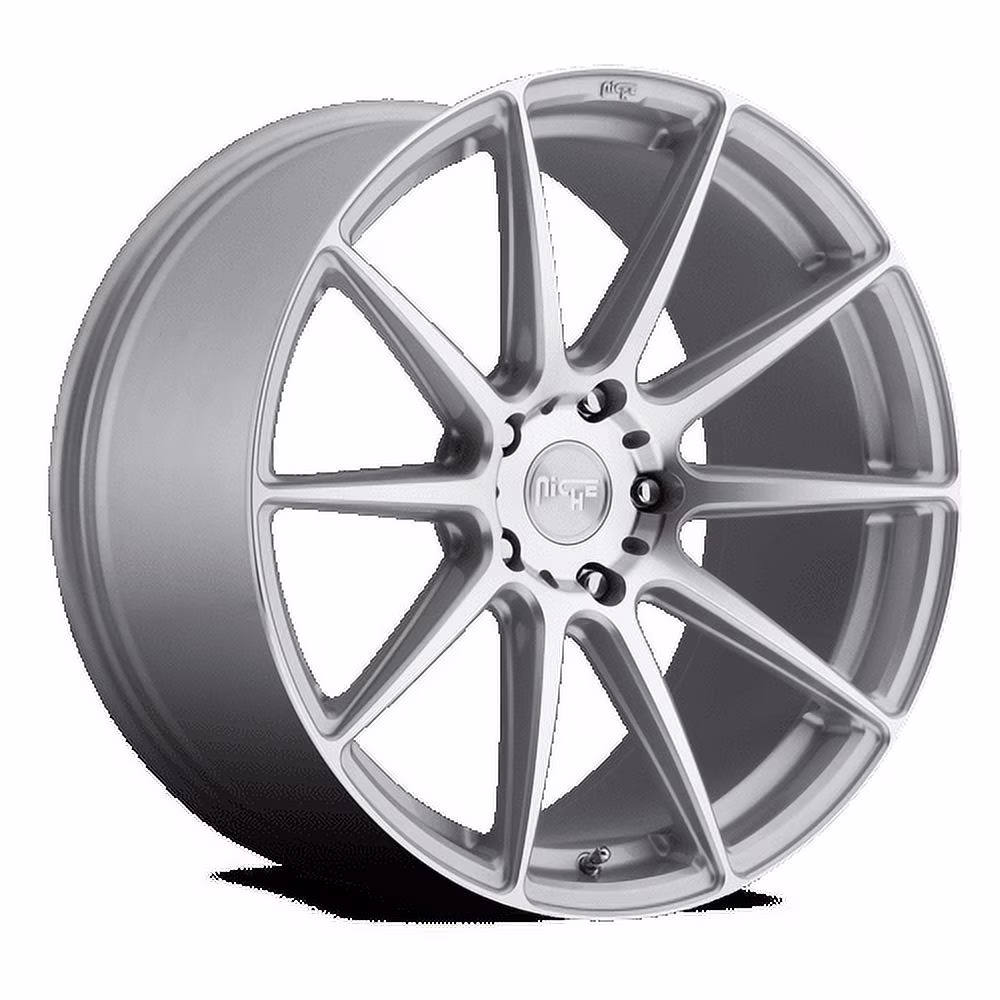 Niche M146 Essen 18X8 5X112 42Et 66.06Cb Gloss Silver Machined Wheel