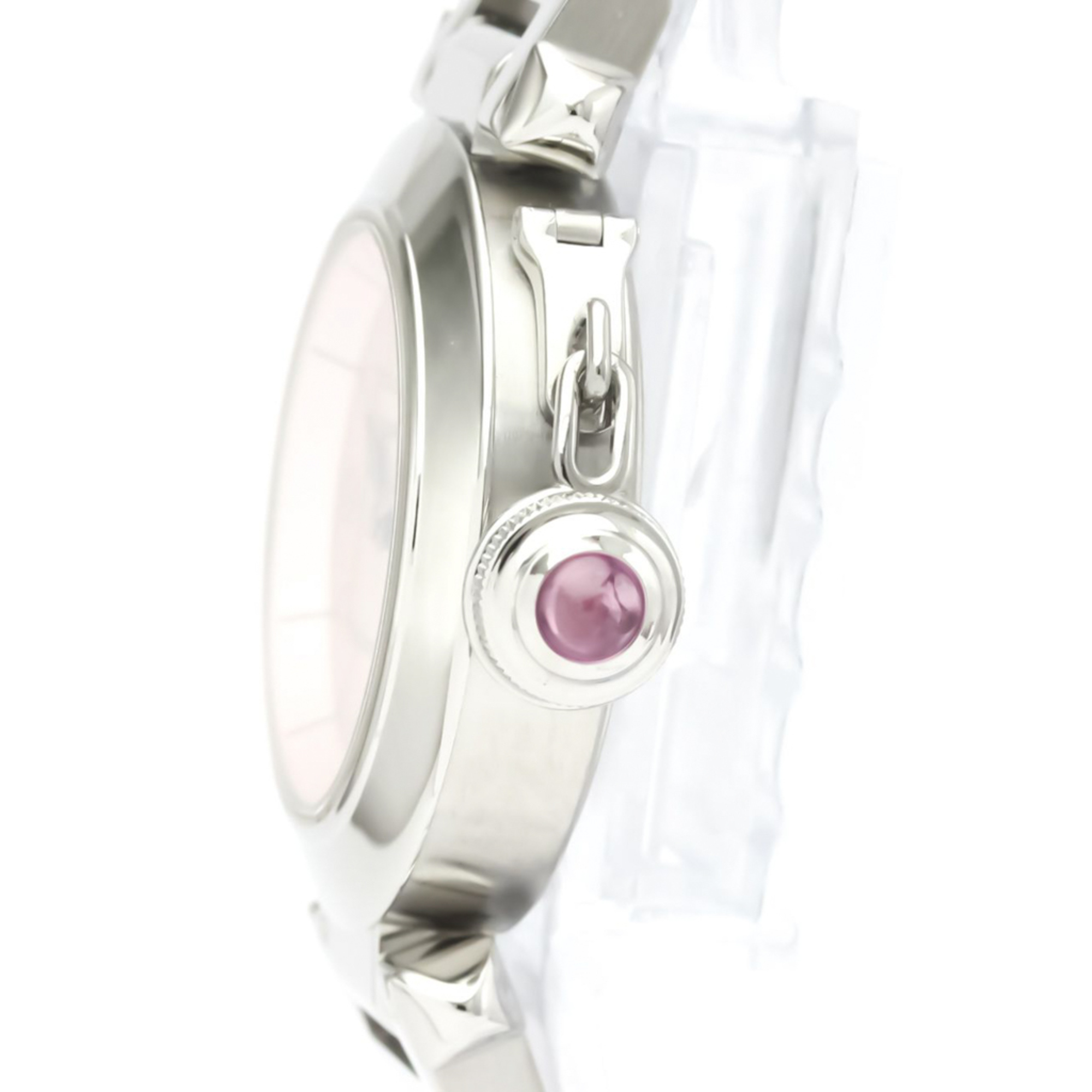 Used Cartier Miss Pasha Quartz Stainless Steel Women's Dress Watch W 314 0008