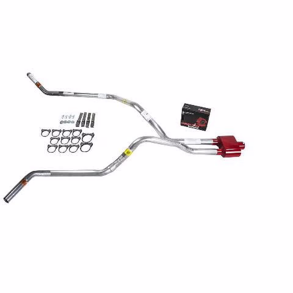 Titan 04-05 dual exhaust 2.5 pipe Cherry Bomb Extreme  Corner exit