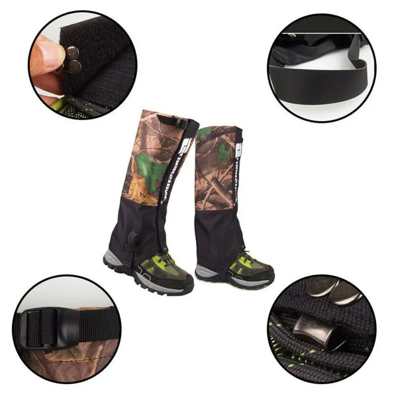 Outdoor Mountaineering Waterproof Wear-resistant Camouflage Snake Gaiters