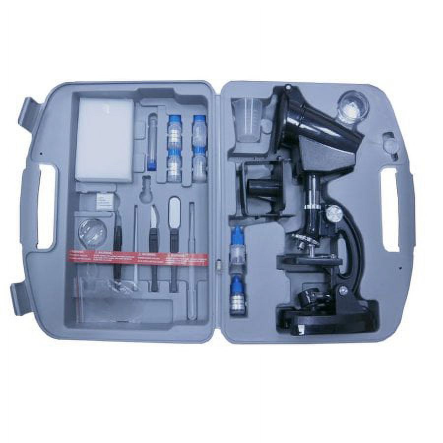 Cassini 98-Piece 1200X Microscope Kit, Black