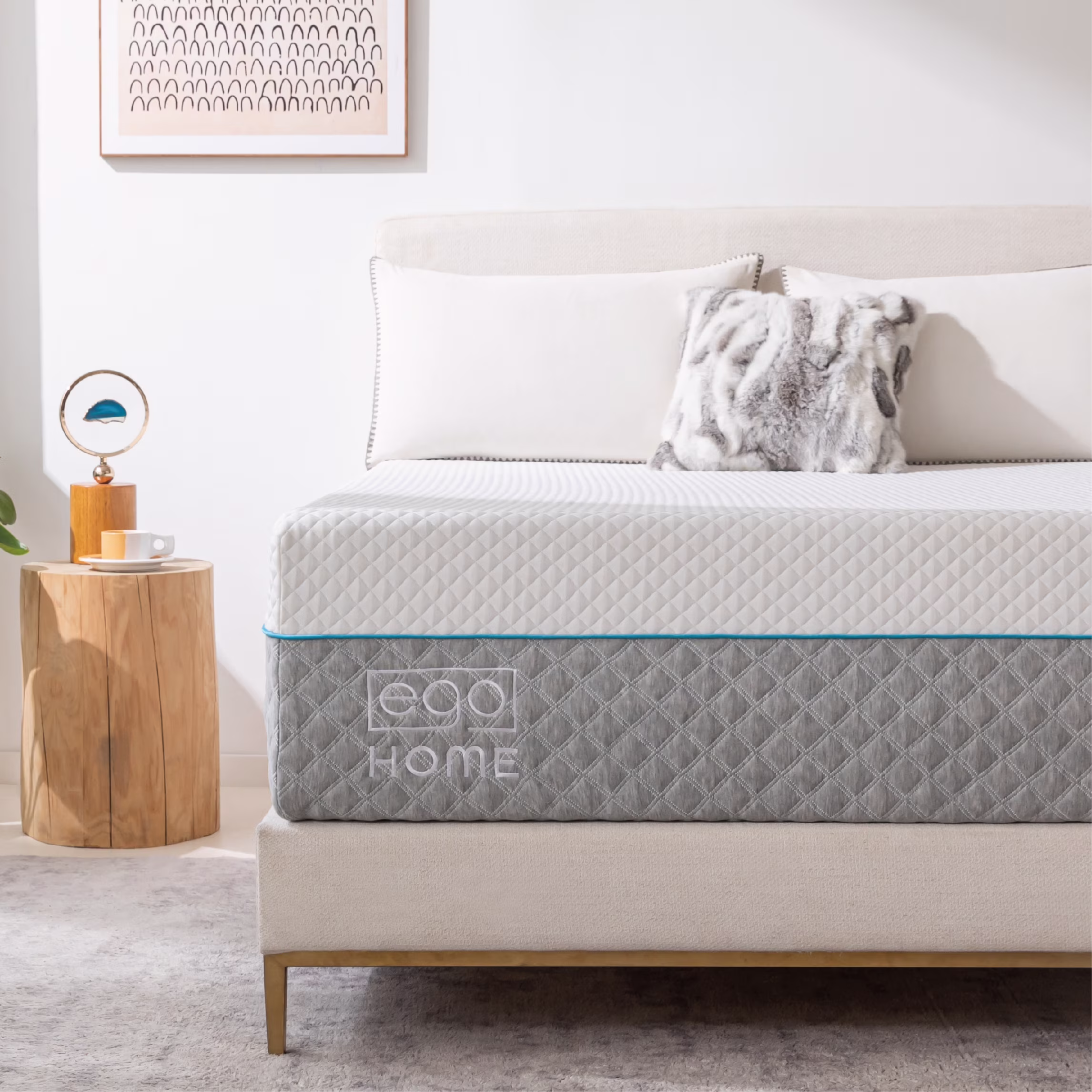 MLILY Ego Home 14 inch Cal King Mattress in a Box, Gel Memory Foam Mattress, Medium