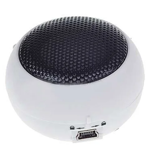 Portable Wired Speaker for Motorola Moto G Pure/Power (2022)/5G Phones- Audio Multimedia Rechargeable White L4Y