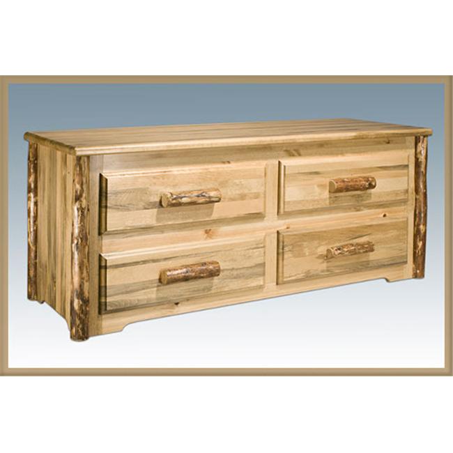 Montana Woodworks  Sitting Chest 4 Drawers - Clear Lacquer