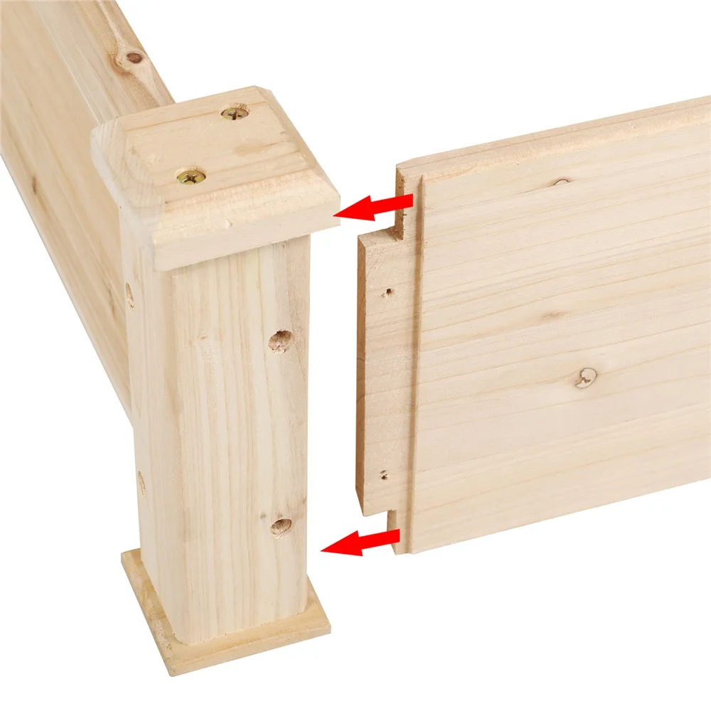 Yaheetech 3 Tier Raised Garden Bed Elevated Planter Kit Gardening Vegetable