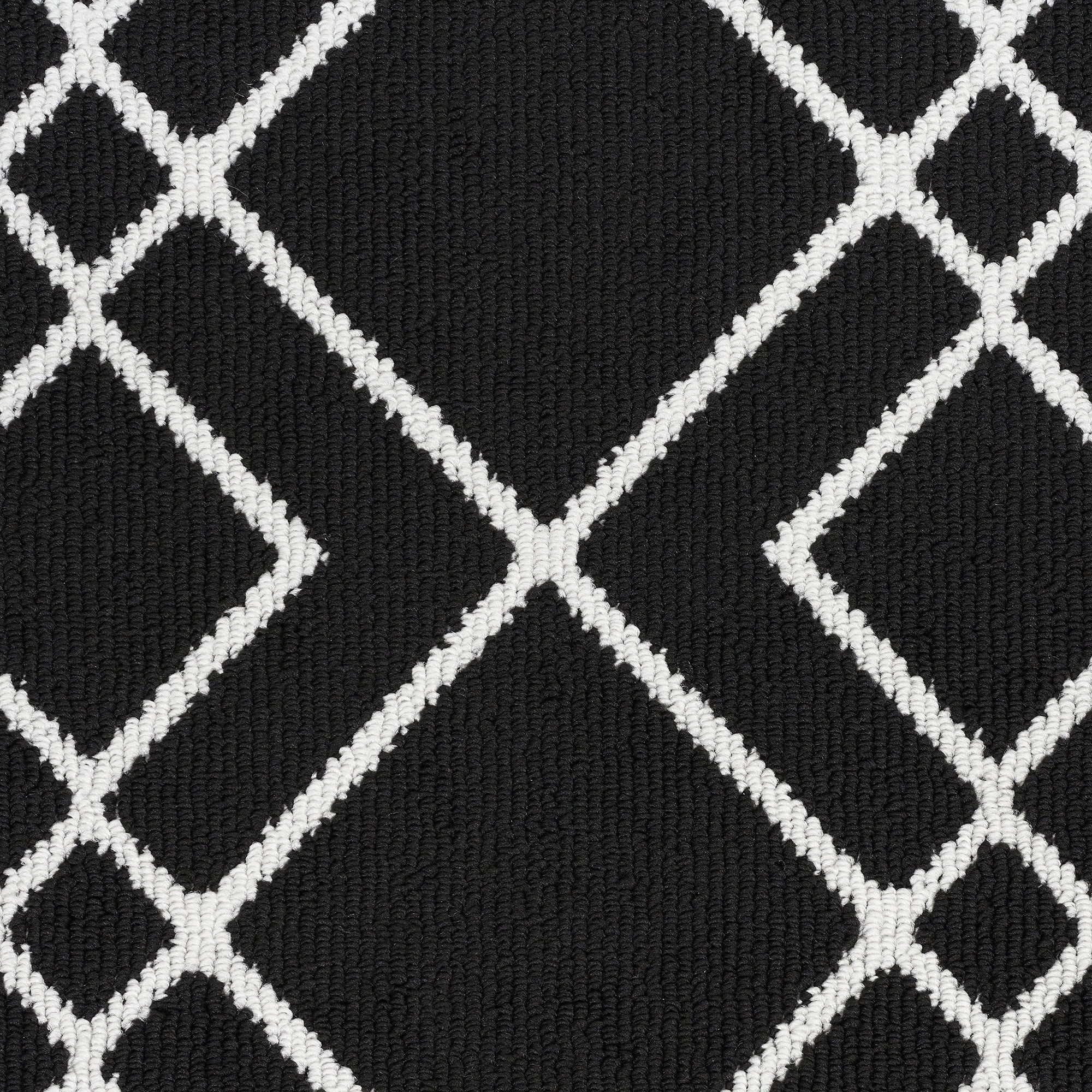 Nourison Modern Lines Geometric Black 8' x 10' Area Rug, (8x10)
