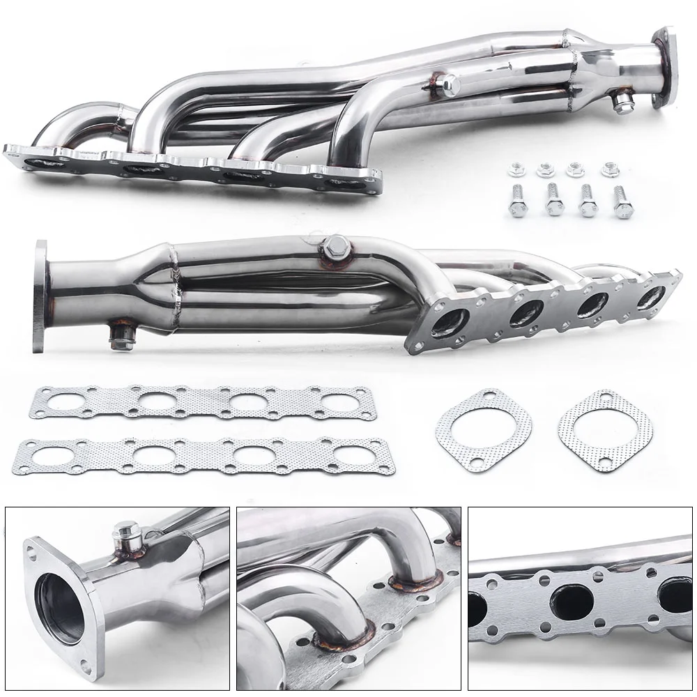 Stainless Exhaust Manifold Header for Nissan Titan Armada QX56 04-15 5.6L V8