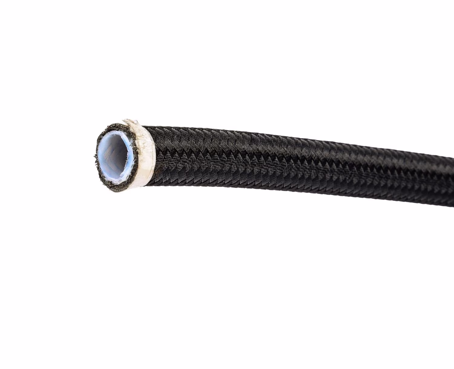 JEGS 104926 PTFE-Lined Black Braided Nylon Hose -8 AN Length: 20 ft. PTFE-Lined