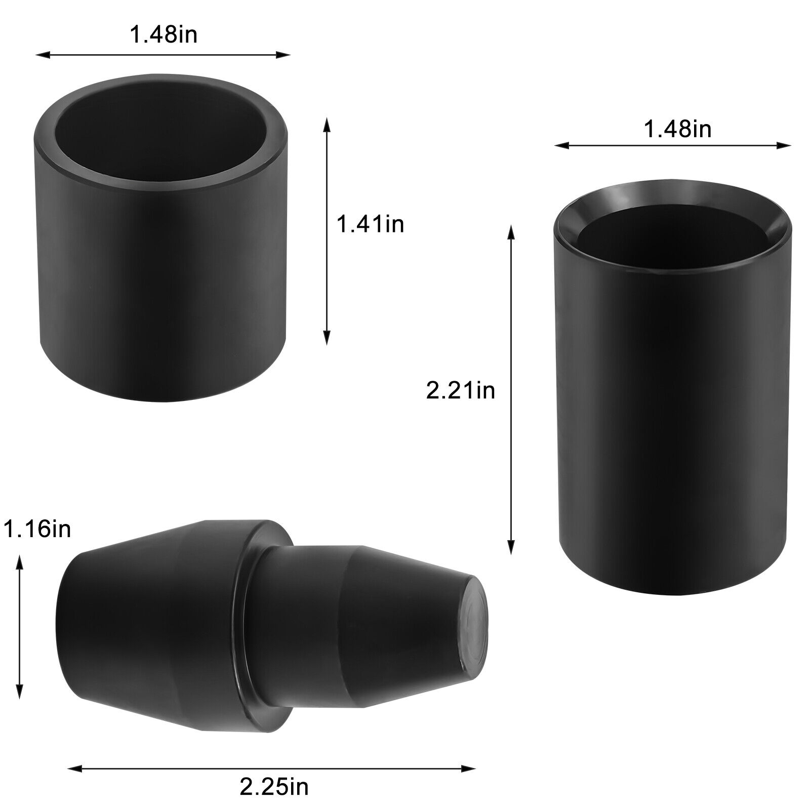CNCEST 3X Steel Turbine Shaft Seal Installer Tool Kit Universal Seal Extender