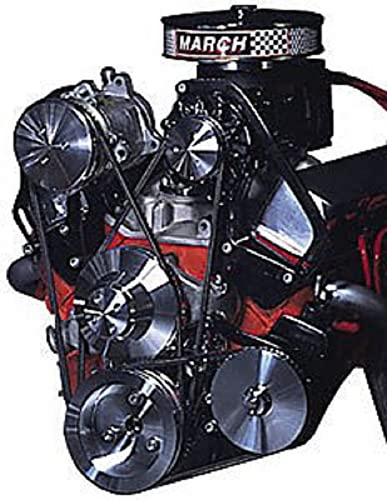 March Performance 7210 Performance Ratio Clear Powder Coated Billet Aluminum