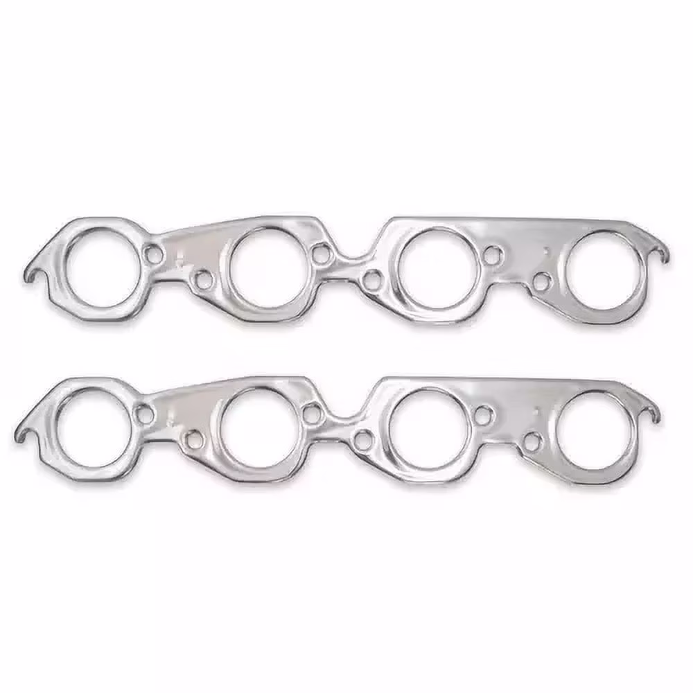 Percys High Performance  2.15 in. Round Port Aluminum High Performance Seal-4-Good Exhaust Manifold & Header Gasket for Big Block Chevy