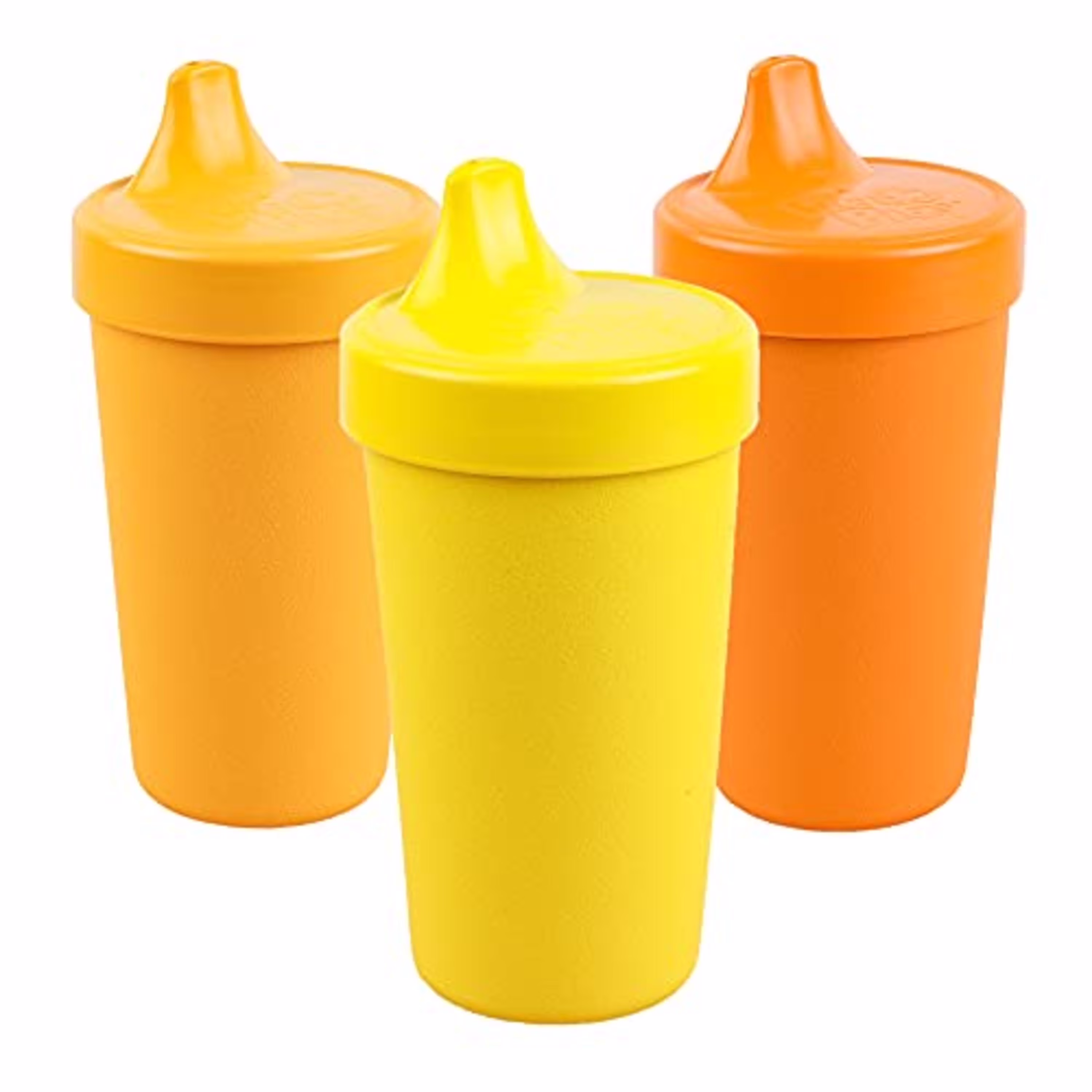 Re-Play Baby Sippy Cups for Toddlers, 3pk No Spill Sippy Cup, Sunbeam
