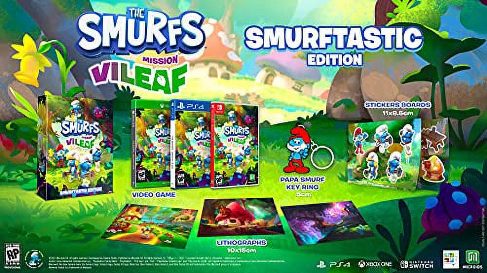The Smurfs: Mission Vileaf - Smurftastic Edition (PS4) - PlayStation 4