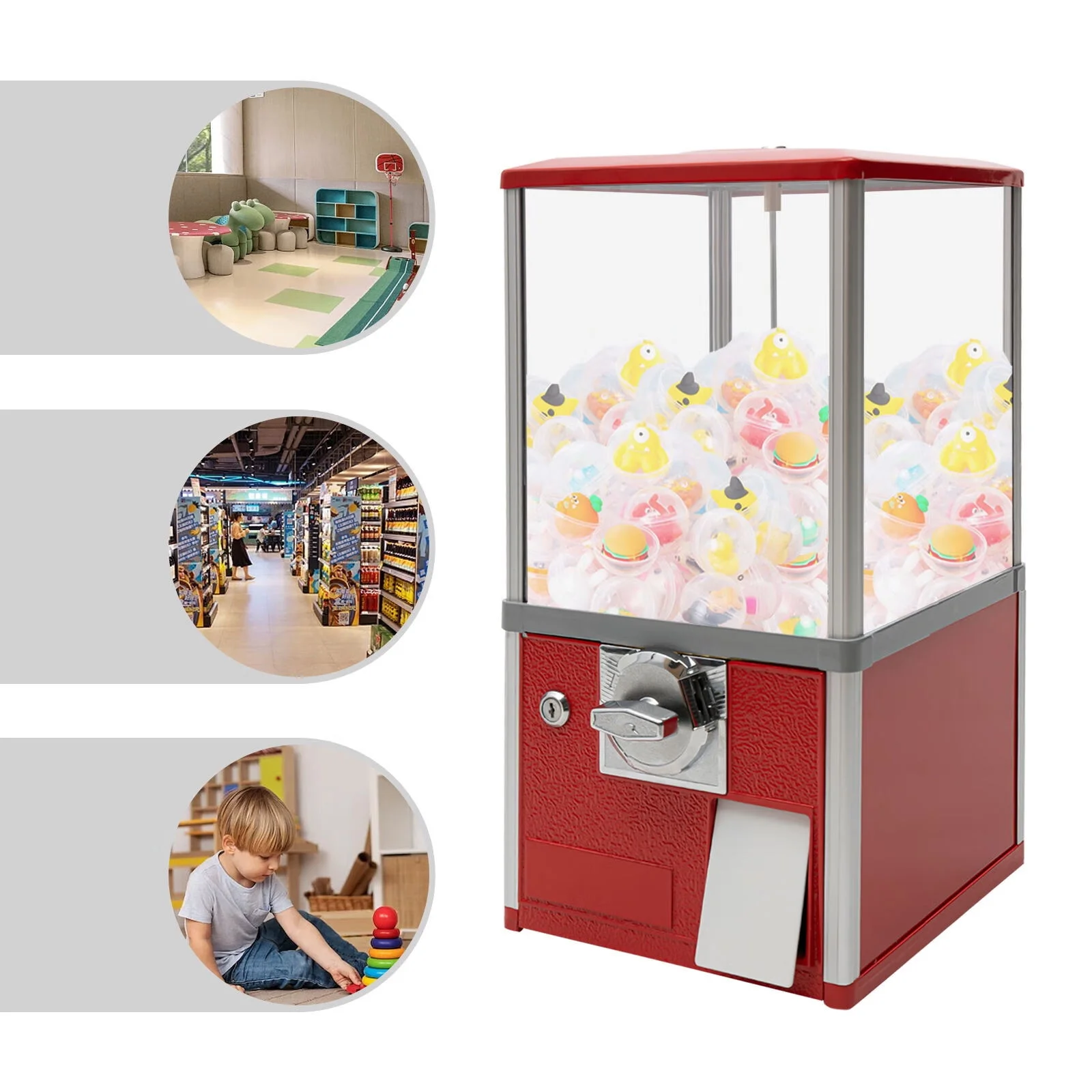 Wuzstar Vending Machine Huge Load Capacity Candy Vending Machine for Game Stores and Retail Stores