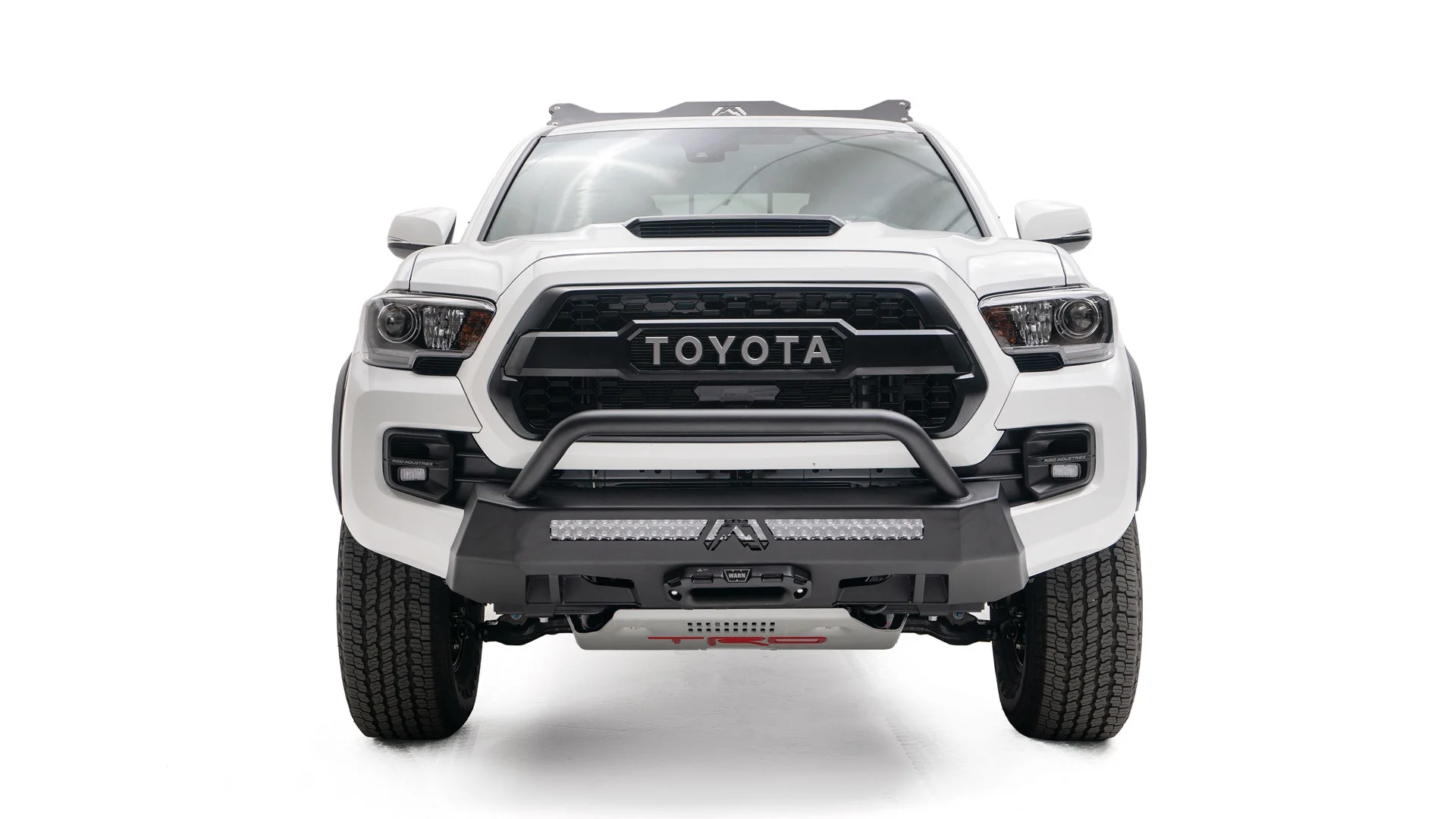 16-19 TACOMA WINCH MOUNT PRE-RUNNER GUARD MATTE BLACK Fits select: 2016-2023 TOYOTA TACOMA