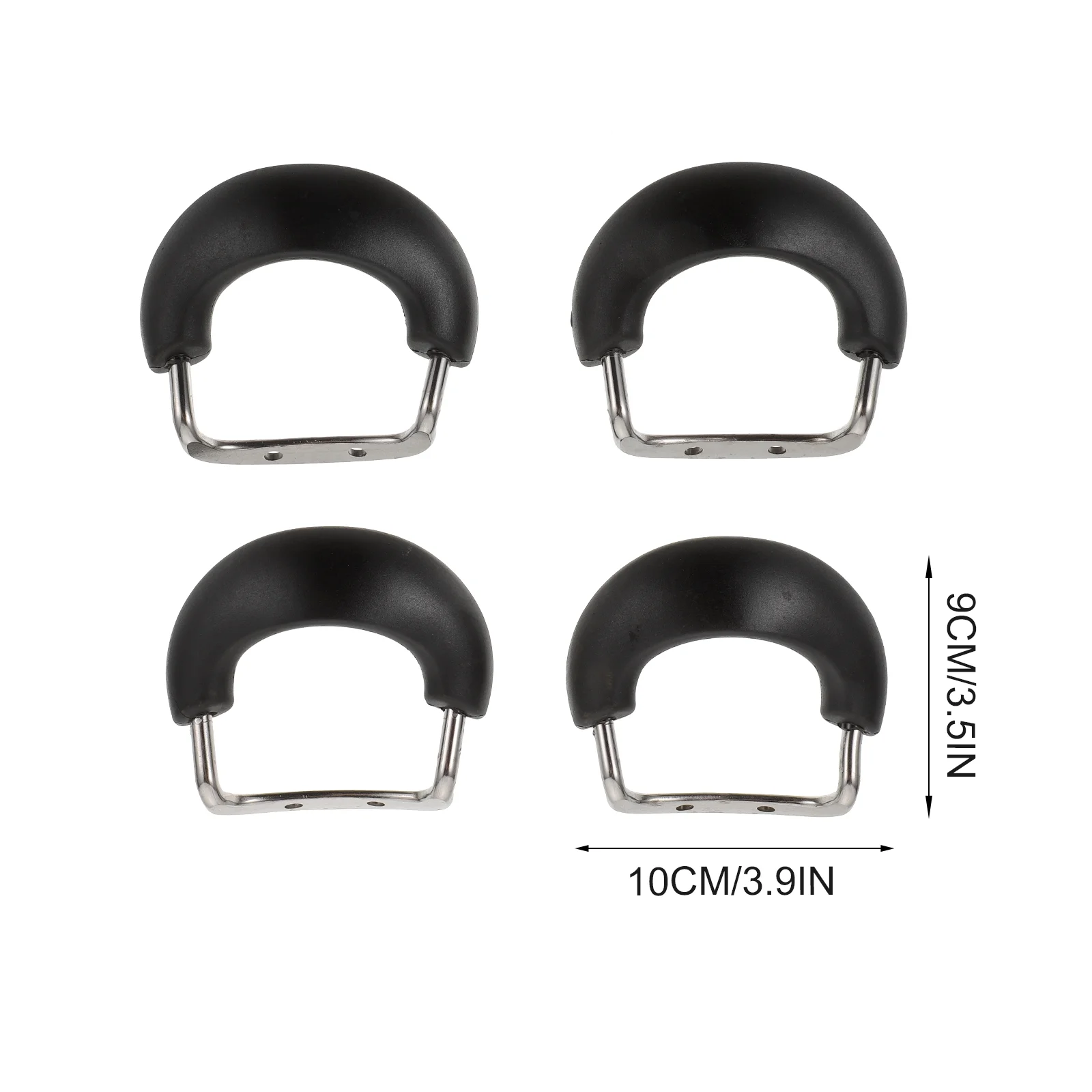 4pcs Stainless Steel Soup Pot Side Handles Stainless Steel Pot Ears (Assorted Color)