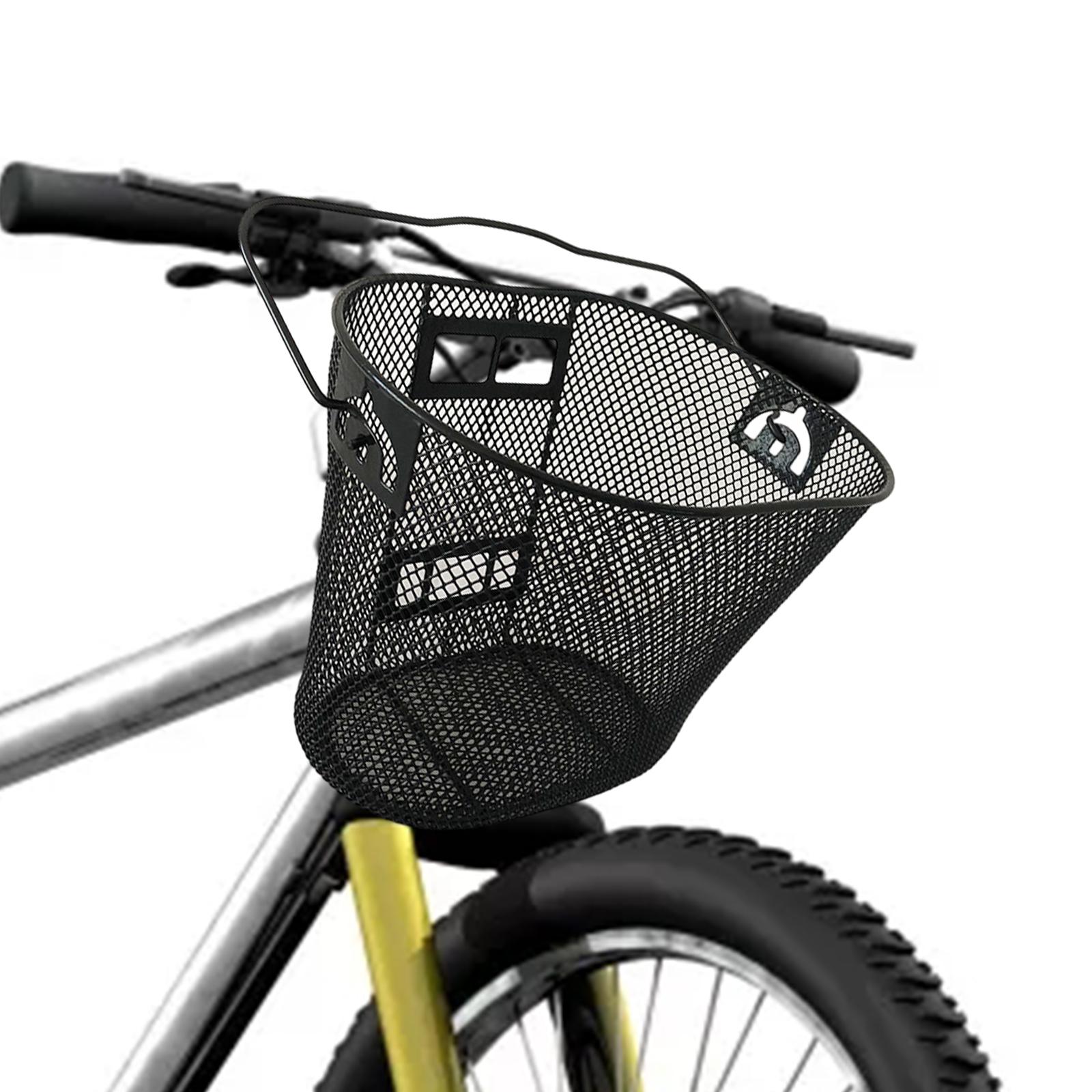 yotijar Front Bike Basket Bike Frame Basket Cargo Rack Basket Basket