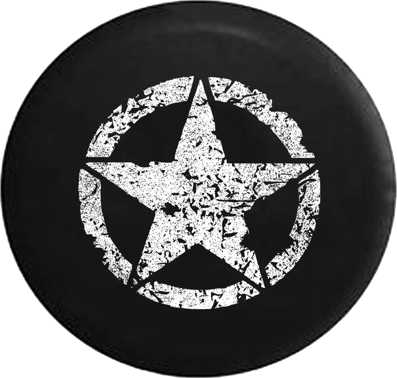 Oscar Mike Jeep Military Star Spare Tire Cover Jeep RV 31 Inch
