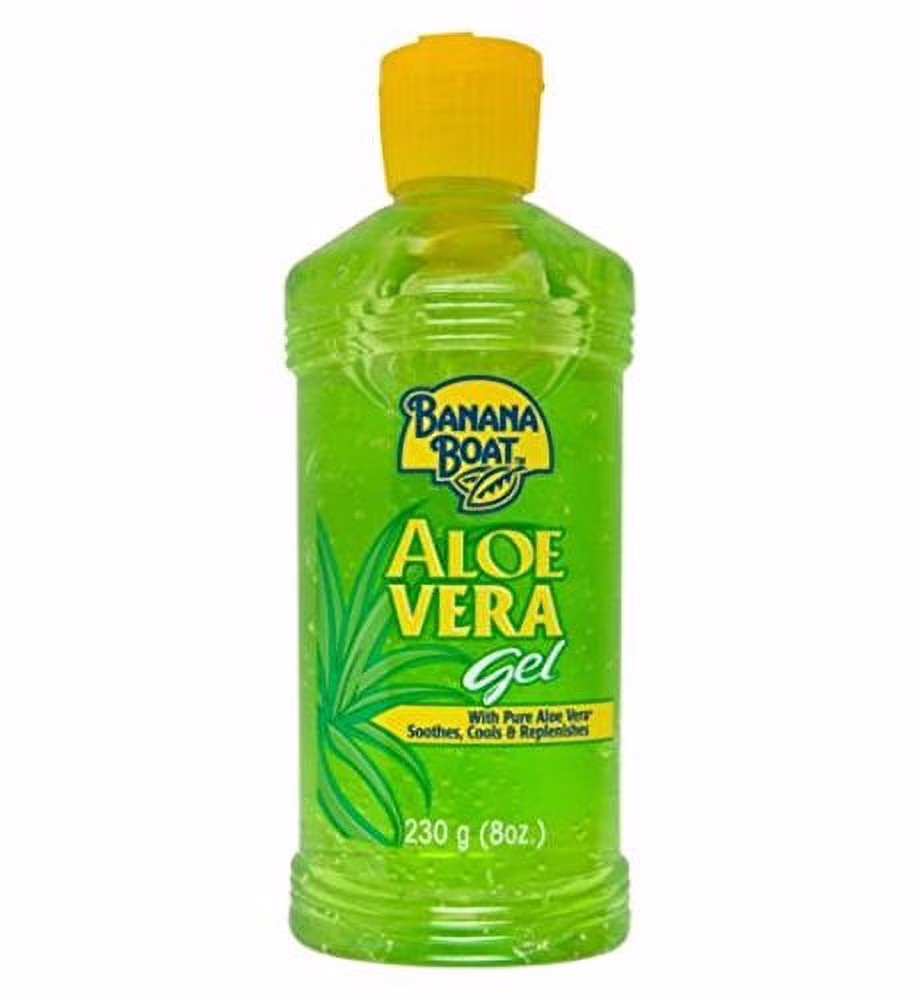 2 Pack Banana Boat Soothing Aloe After Sun Gel With Pure Aloe Vera 16 Oz Each