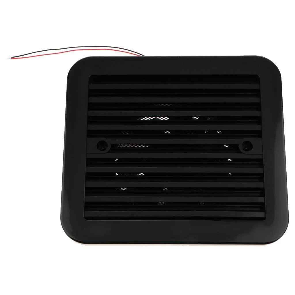 Rv Motorhome Side Air Ventilation Ventilation Cooling Fan 12v - Black