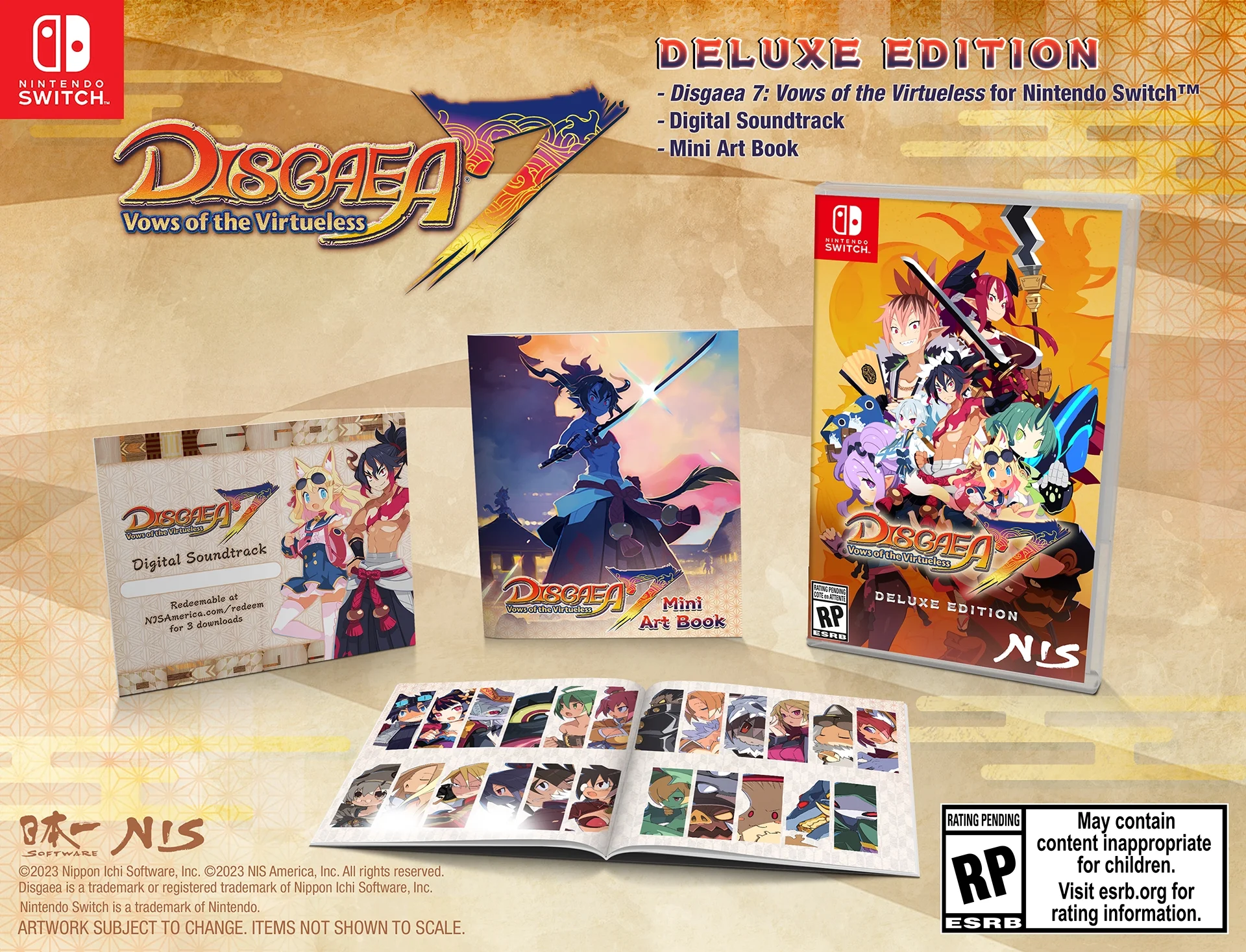 Disgaea 7: Vows of the Virtueless - Deluxe Edition, Nintendo Switch