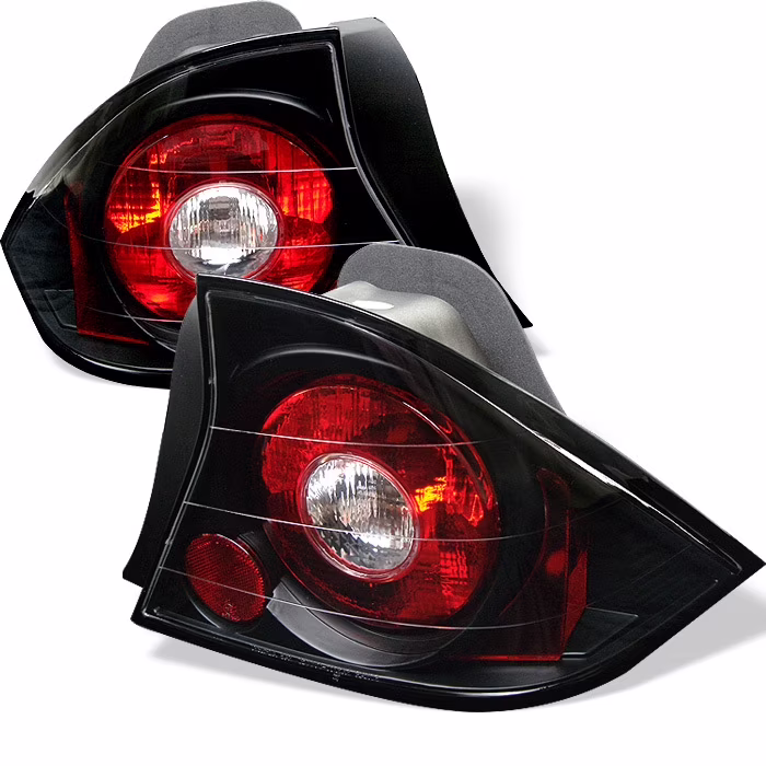 Spyder Honda Civic 01-03 2Dr Euro Style Tail Lights - Black Fits select: 2001-2003 HONDA CIVIC LX