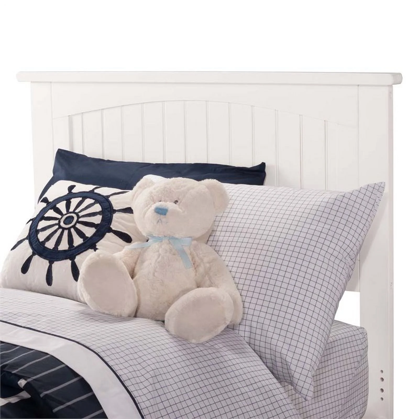 Rosebery Kids Urban Twin Platform Bed with Trundle in White
