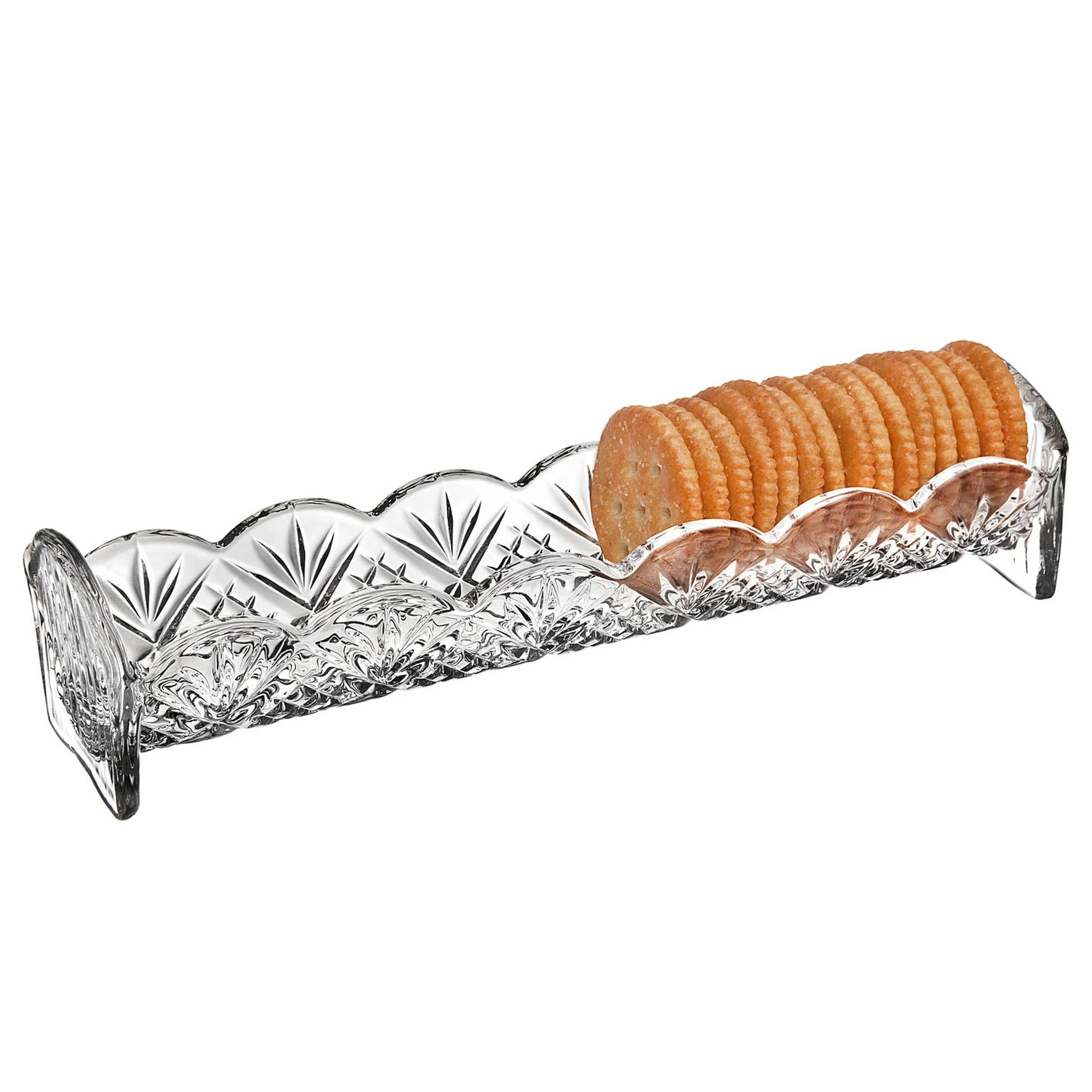Dublin Crystal Cracker Serving Tray