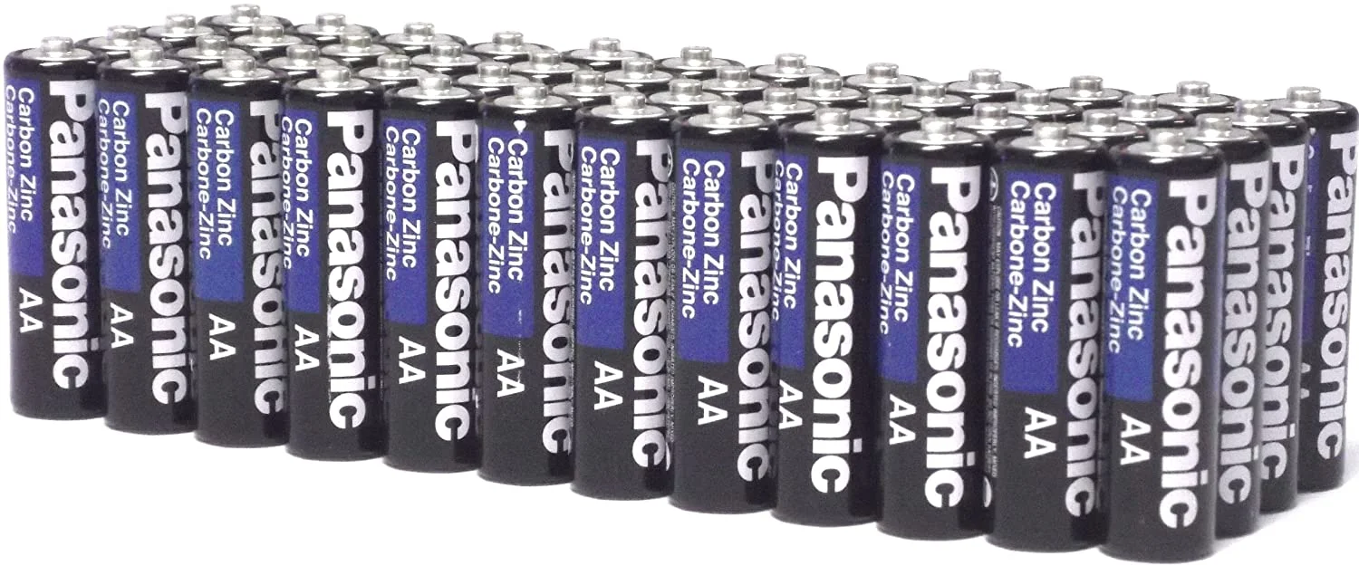 200 Pack Wholesale Lot Panasonic Super Heavy Duty AA Batteries