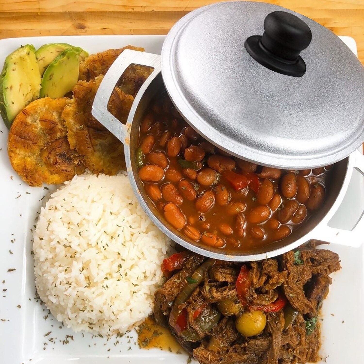 Womyn Home Products Cast Aluminum Caldero 3.3Qt - Silver